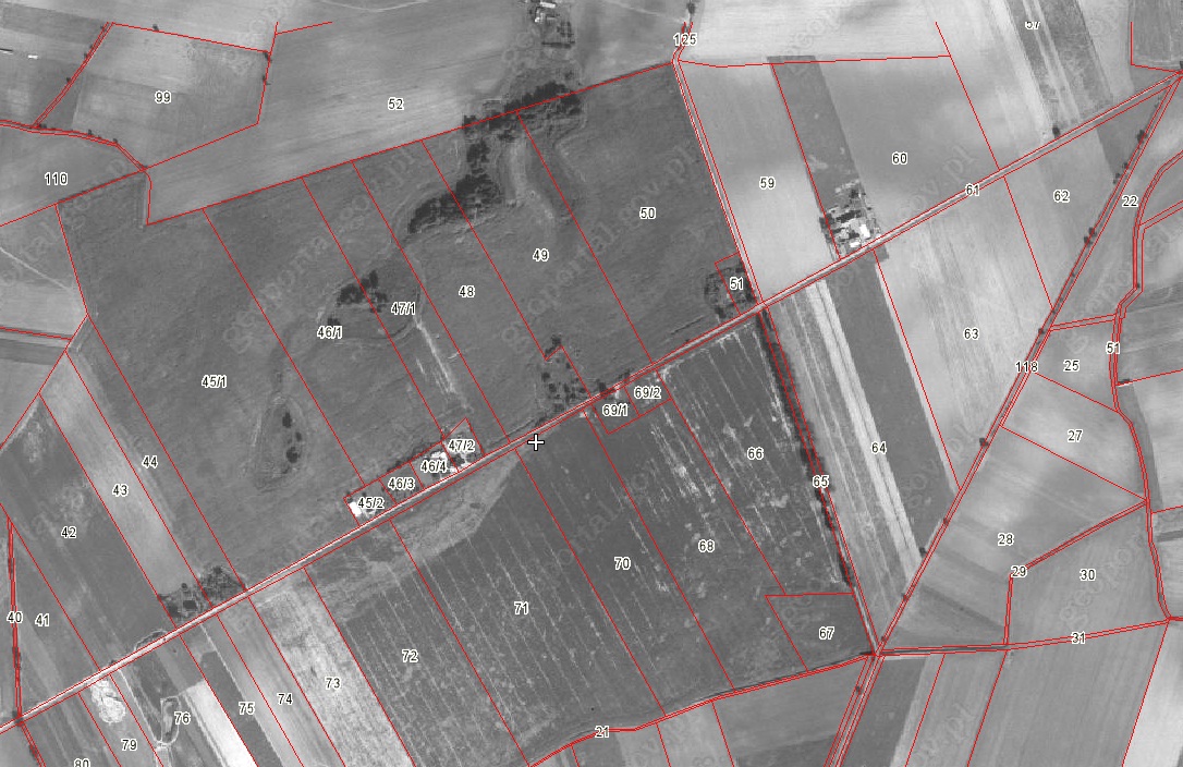 The cadastral data for Poland